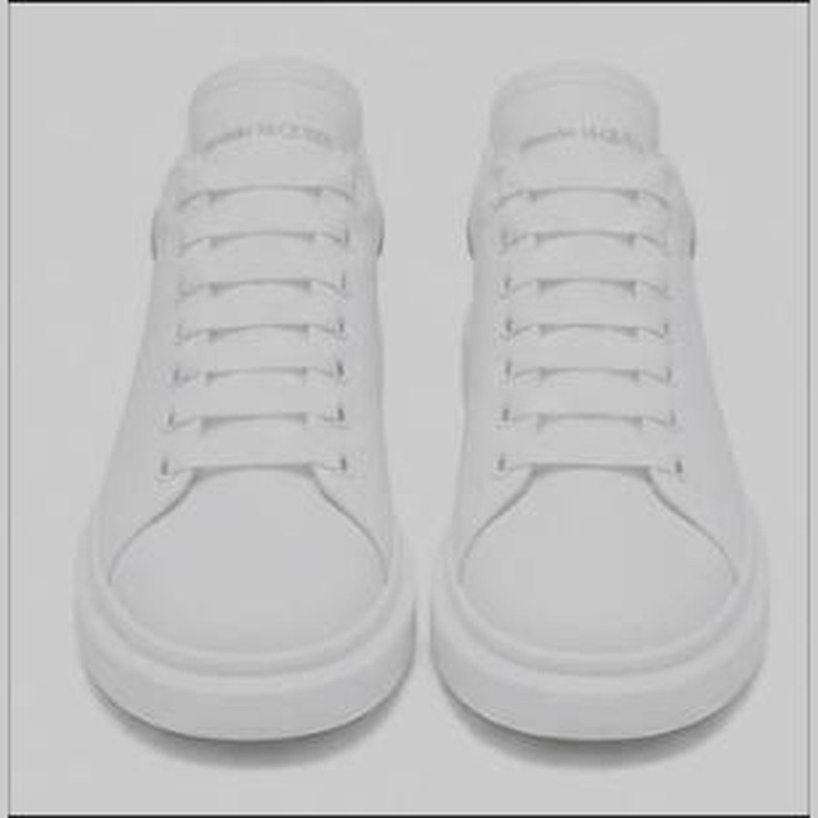 Alexander McQueen Oversized Sneakers, All White