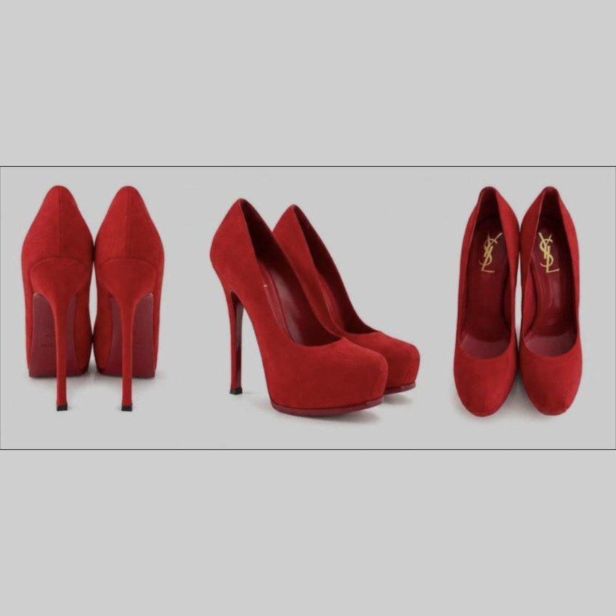 Yves Saint Laurent Tribtoo 105 Suede Pumps